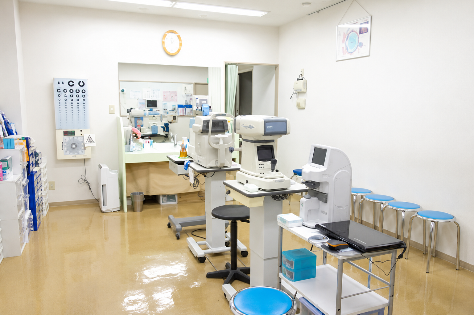 眼科診療 — 視力検査・精密眼底検査